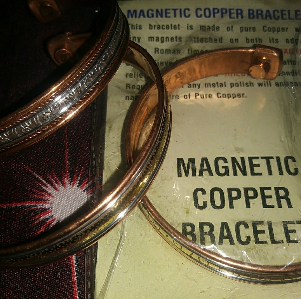 Magnetic copper bracelet/ no longer available